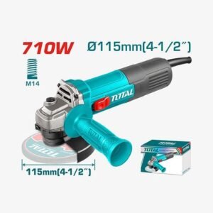 TOTAL ৭১০W ৪.৫ ইঞ্চি অ্যাঙ্গেল গ্রাইন্ডার