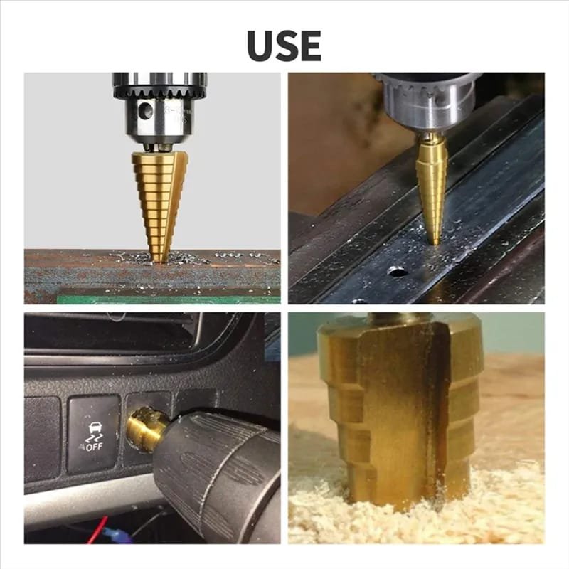 স্টেপ ড্রিল বিট (Step Drill Bit) - Image 2