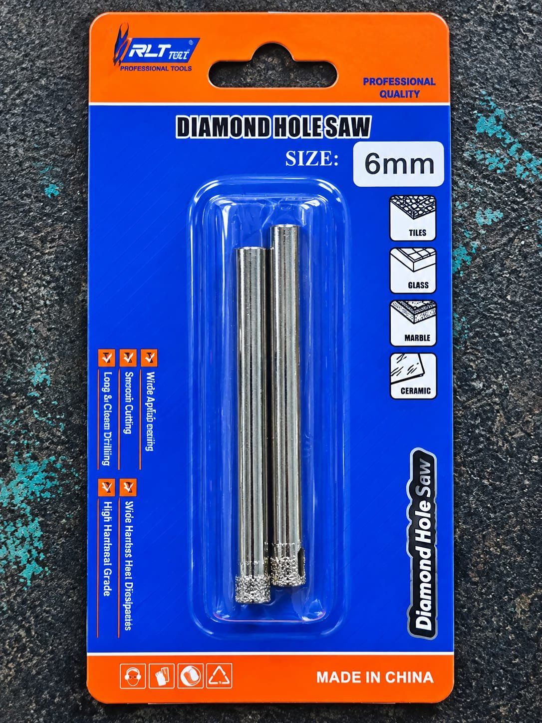 RLT 6mm Diamond Hole Saw – ডায়মন্ড হোল স’