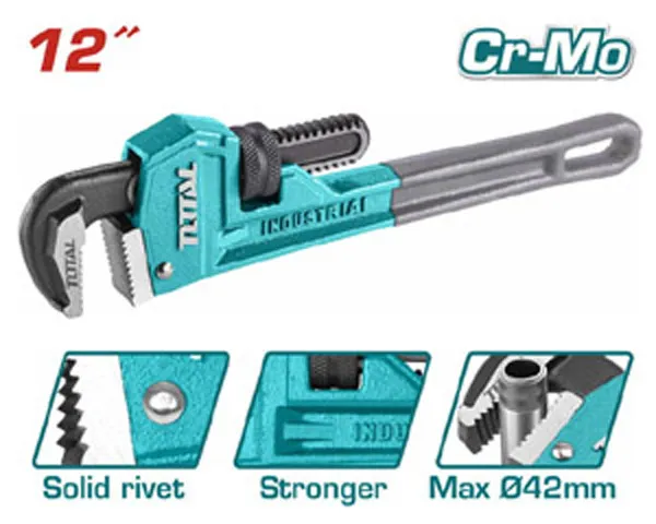 TOTAL 12″ Pipe Wrench - Image 3
