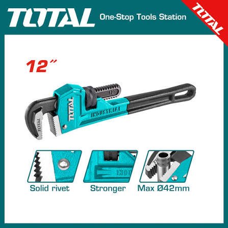 TOTAL 12″ Pipe Wrench